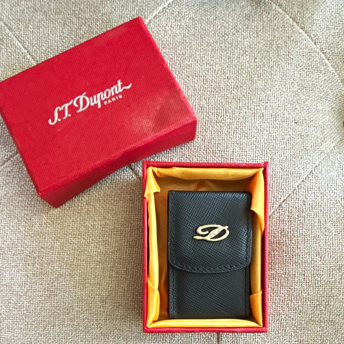 Dupont leather lighter - leather,