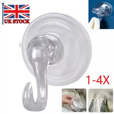 Clear Christmas Large Wreath Hanger Heavy Duty Suction Cup | Window Door Hook UK