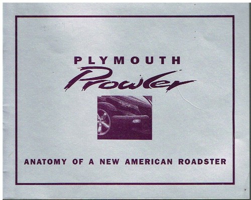 Plymouth prowler roadster - plymouth,