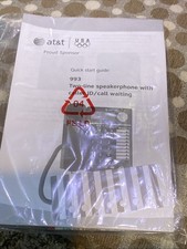 AT&T Two-Line Speaker Phone with Caller ID & Call Waiting New