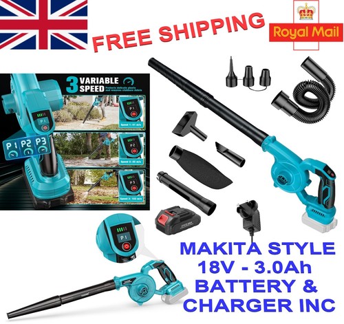 Cordless leaf blower with - leaf,