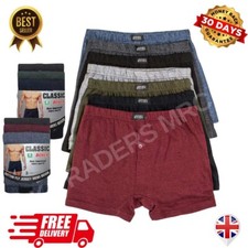 12 PACK 3,6 MENS CLASSIC BOXER SHORTS BRIEFS COMFORT FIT JERSEY UNDERWEAR PANTS