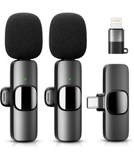 YRF Wireless Lavalier Microphone for Iphone  Ipad, Android Phone, Mini Lapel Mic