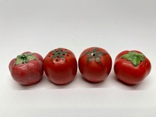 Vintage 1930s Pottery Carlton Ware Red Tomatoes Cruet Salt Pepper Shakers