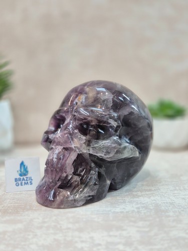 Skull crystal quartz - skull,