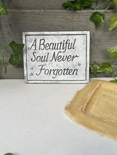 Pet Memorial Paw Print Plaque Rubber latex Mould Mold Paws Cat Dog Animal Garden