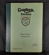 Vintage Gardner LW Diesel Engine Illustrated Spare Parts Catalogue 518·5, c.1955