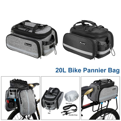 Bike pannier bag rear - bike,