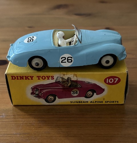 Dinky toys sunbeam alpine - toys,