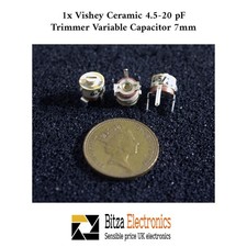 1x Vishey Ceramic 4.5-20 pF Trimmer Variable Capacitor 7mm