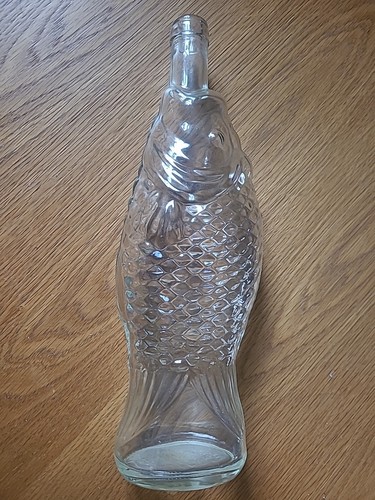 Vintage cevin glass - glass, fish