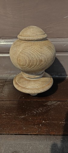 Oak newel post cap - oak,