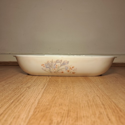 Vintage pyrex blue iris - pyrex,