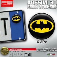  Adesivi Stickers bollino targa plate BATMAN Film Clult Movie Auto Moto Camper I