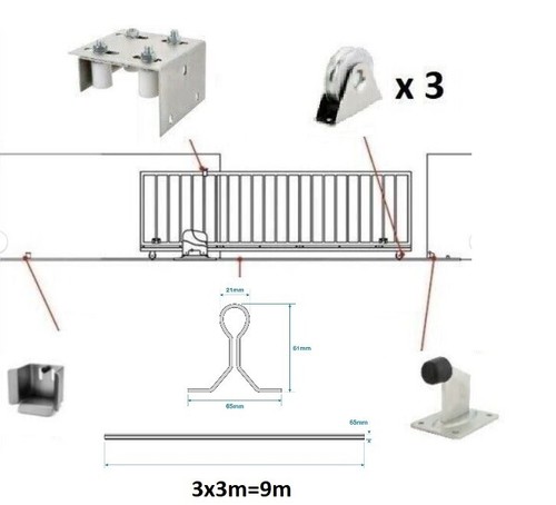 Sliding gate kit - gate,
