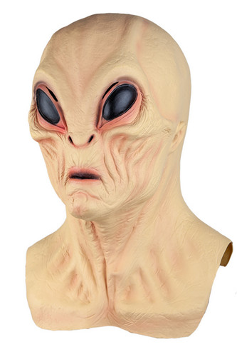Alien mask full head latex - mask,