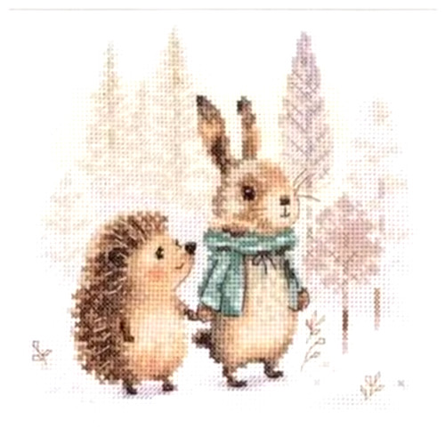 Counted cross stitch kit - 18, ct