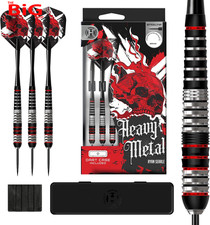 Quality Upgraded Heavy Metal Stainless Steel Darts Set in 22G, 24G or 26G – Incl