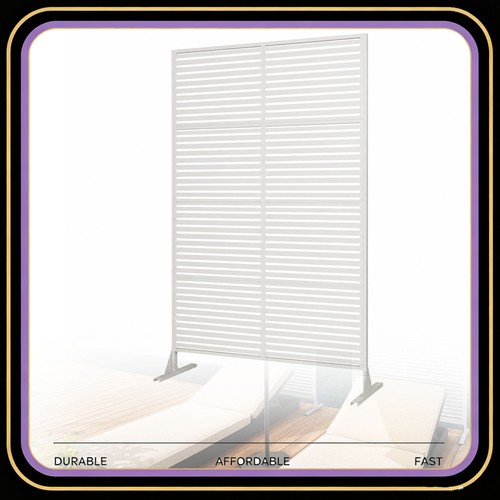Metal outdoor privacy - metal, screen