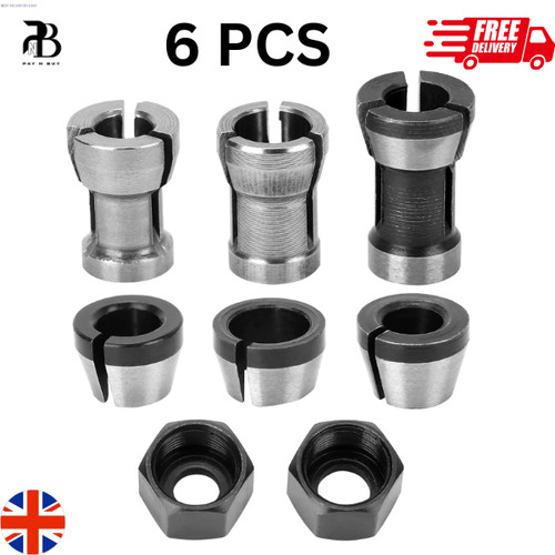 Pcs router collet chuck - 6,