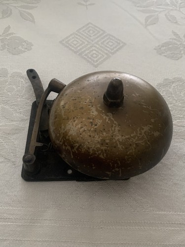 Brass door bell pull - door,