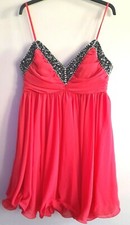 Bright Pink & Black Gem French