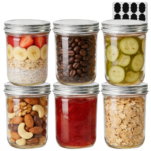 Comsaf mason jars with lids - comsaf,