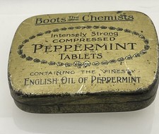 Vintage Tin Boots The Chemist