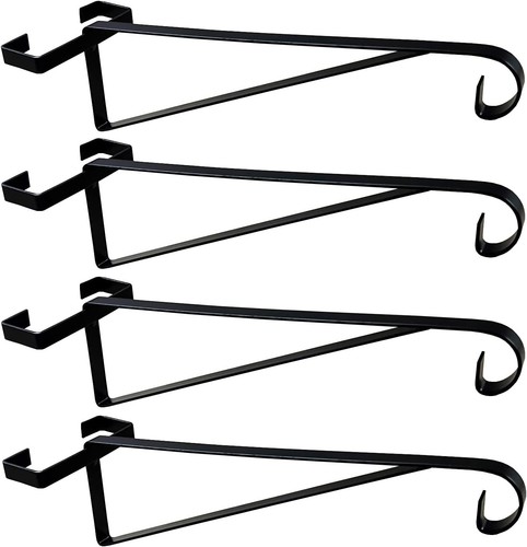 Metal hanging basket brackets - hanging,