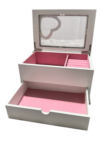 Wooden jewellery box - wooden,