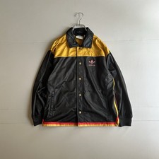 Vintage 80s-90s adidas Oversized Track Jacket Rasta Colorway Size:S