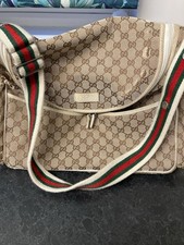 Gucci Changing Bag GG Supreme Messenger Shopping Authentic Rare