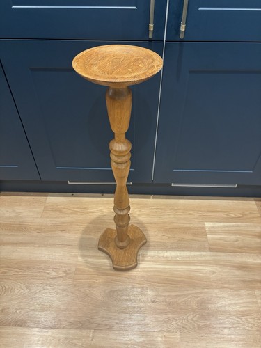 Vintage hand turned oak - hand,