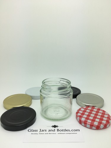 125ml round glass - 125ml, jars