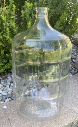 Vtg gallon thick glass - 5,