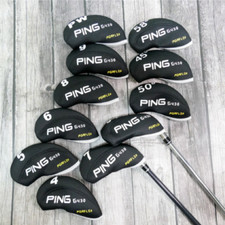 2025 PING New G430 Golf Iron Club Head Cover Black Neoprene 11pcs High Quality