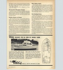 1970 PAPER AD Viking Yacht