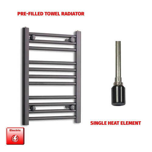 Black electric heated towel - black,