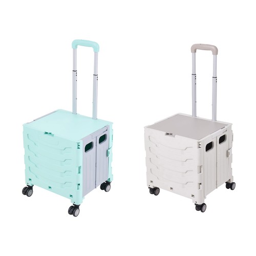45l folding shopping trolley - folding,