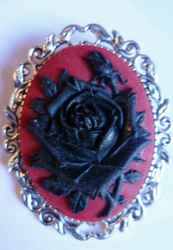 Red and black gothic - black, rose