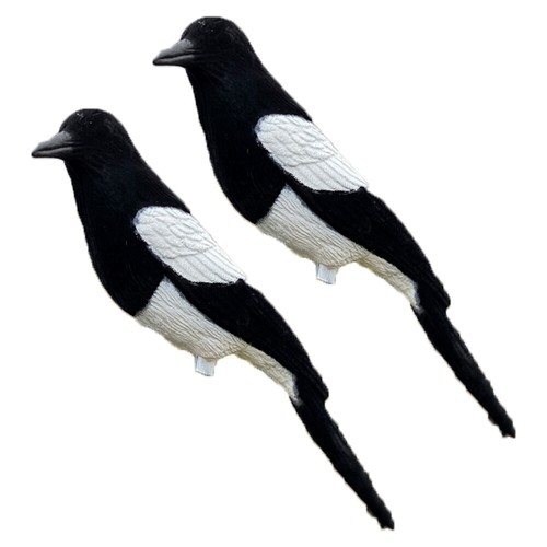 Magpie flocked full body - flocked,