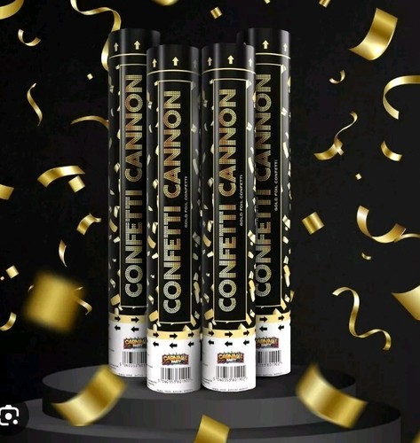 Confetti cannons gold - cannons,