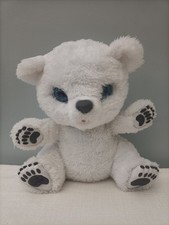 FurReal Friends Snifflin’ Sawyer White Polar Bear Cub working Hasbro interactive