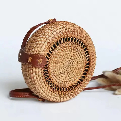 Rattan crossbody bag for - crossbody,