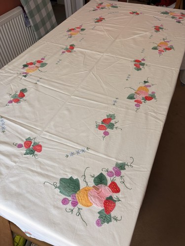 Vintage fruit appliqué - fruit,