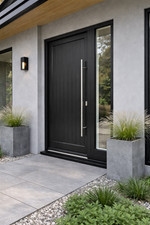 Modern Solid Timber Front Door