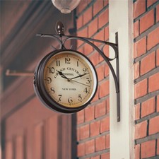 Large Wall Clock Double Sided