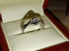 Silver Diamond ring