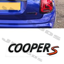 MINI Gloss Black Rear Badge