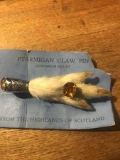 Mizpah Ptarmigan  Claw Brooch